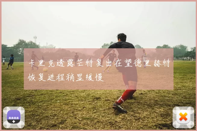 卡里克透露芒特复出在望德里赫特恢复进程稍显缓慢